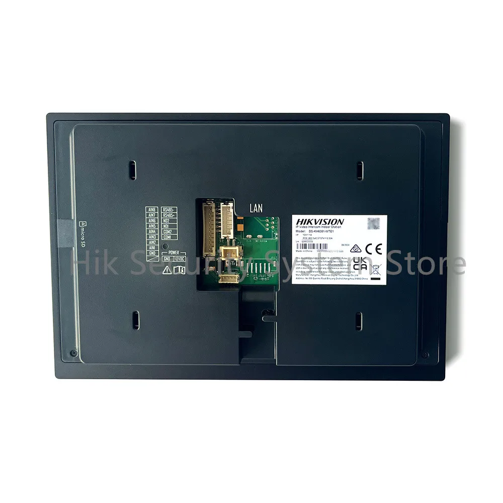 ​ Hikvision IP Vídeo Porteiro Estação Interna Sem Fio POE DS-KH6350-WTE1 DS-KH6351-WTE1 Tela de Monitor WIFI de 7 Polegadas