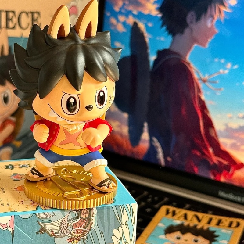 Новая игрушка Labubu'S Linkage Blind Box The Monsters × One Piece Series, коллекция аниме-игрушек, игрушка Labubu, подарок на день рождения
