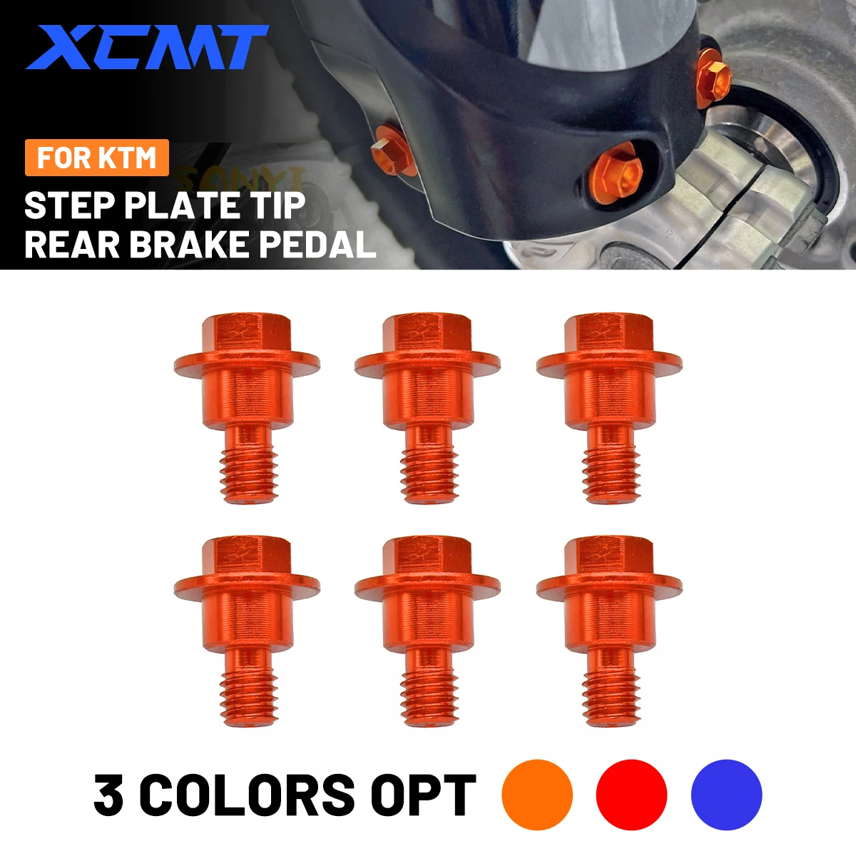 Tornillos M6 * 12 para motocicleta, perno protector de horquilla para KTM EXC EXCF SX SXF XC XCF XCW para Husqvarna TC TE TX FC para Yamaha YZ WR 2000-2022