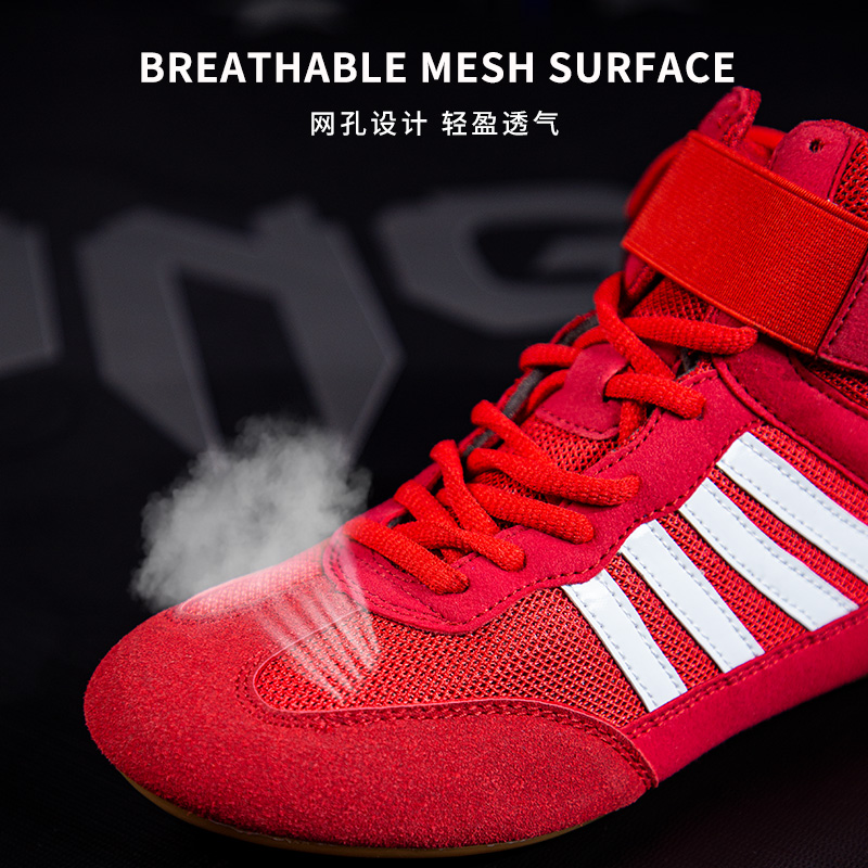 Professionelle Männer Frauen Wrestling Stiefel 5 farben Boxen Schuhe Paare Anti-Rutschig Turnschuhe Herren Atmungsaktive Wrestling Stiefel