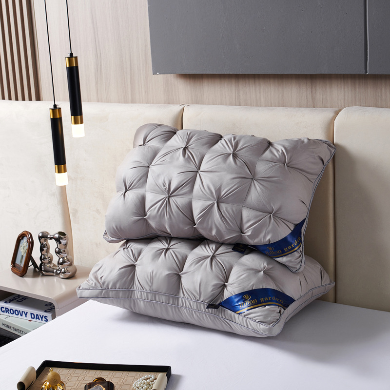 2-Piece Sleep Pillow Set, Soft Supportive Bed Pillows, Suitable for Back, Stomach, or Side Sleeping Luxury Hotel Pillows