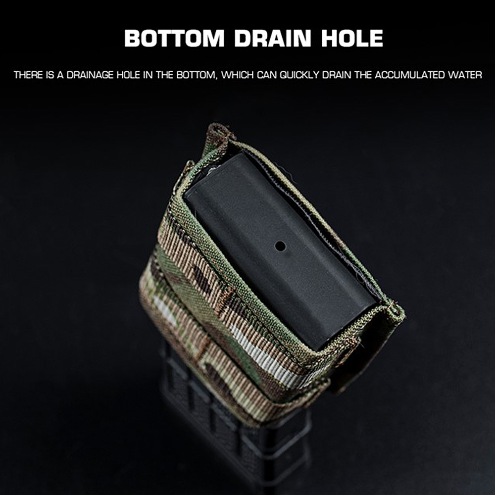 Tactical Fast Magazine Pouch 5.56 Shorty Single Mag Bag Kywi MOLLE Hunting Gear AR15 M4 Rifle Airsoft Belt Accessories