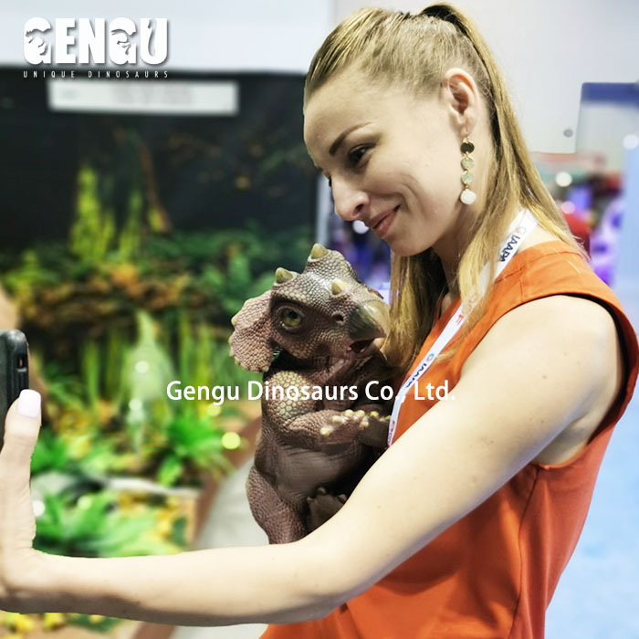 Dinosaur Hand Puppet, Dino realista, Baby Dinosaur Products, Novo processo