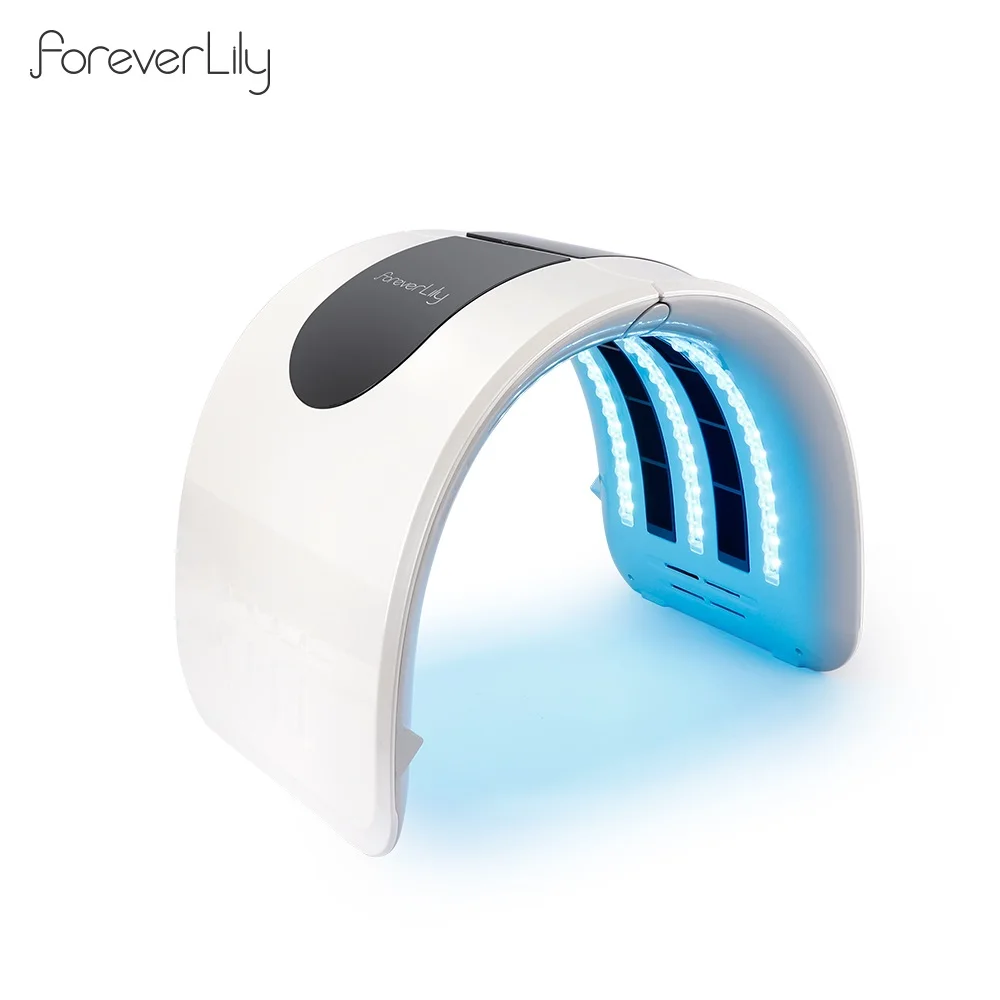 Foreverlily LED Trị Liệu Bằng Ánh Sáng Trang Thiết Bị Làm Đẹp 7 Màu Đèn LED Photon Làm Nóng Trị Liệu Mặt Nạ Dưỡng Da Săn Chắc Điểm Mụn Loại Bỏ Thiết Bị