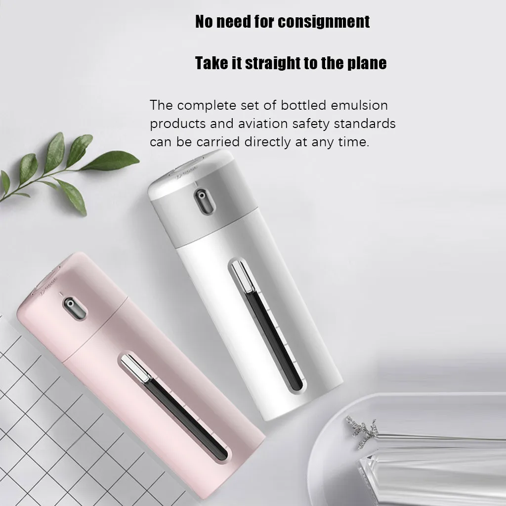 Du Lịch Đựng Chia Chai Dầu Gội Sữa Tắm Sữa Tắm Soap Chai 4 Trong 1 Trống Tiểu Bình Báo Chí Hộp Đựng Chai Lọ
