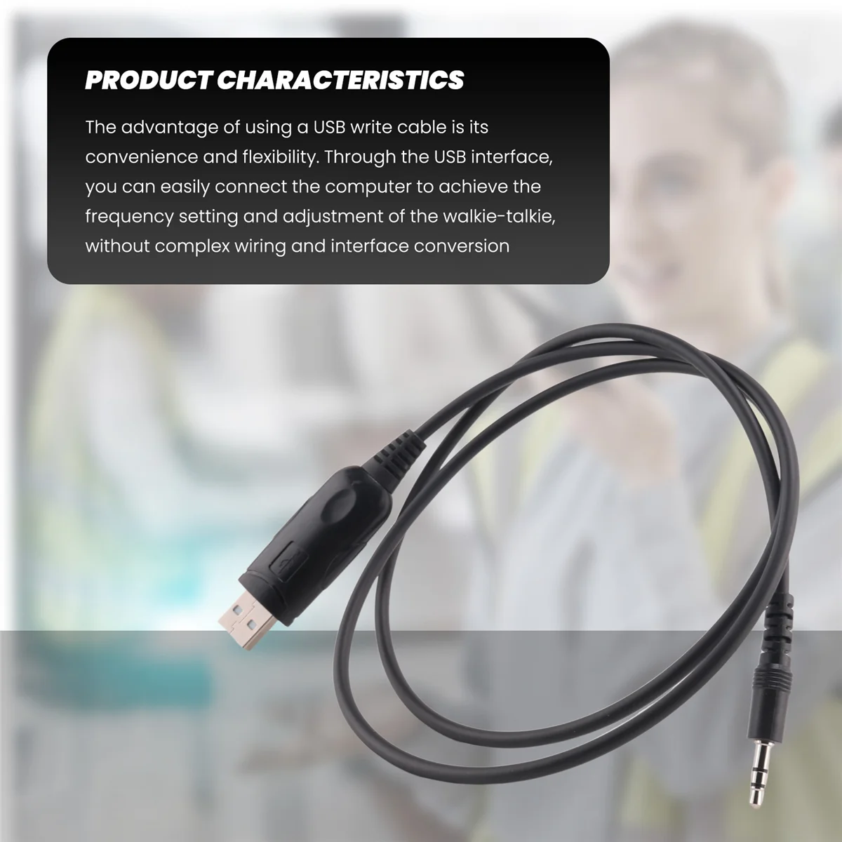 3.5mm USB Programming Cable OPC-478U ICOM IC-F11 IC-F11S IC-2200H IC-2720H