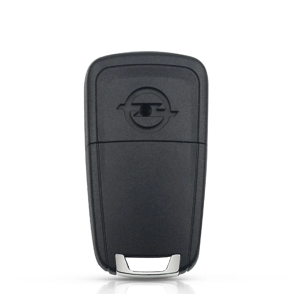 KEYYOU-funda plegable con tapa para llave de mando a distancia de coche, 2 botones, compatible con VAUXHALL OPEL Insignia Astra J Mokka Adam Cascade Karl Zafira C