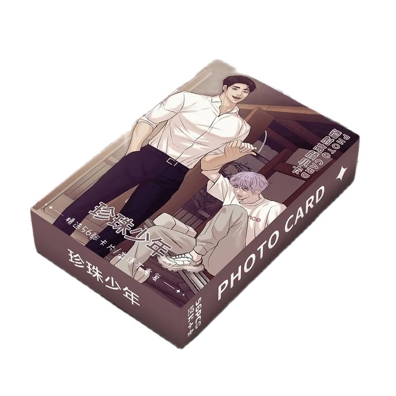 56 ชิ้น/เซ็ตเกาหลี Manhwa เลเซอร์การ์ด Lomo Jooha Dooshik ตัวการ์ตูน HD Photocard คอสเพลย์ของขวัญ