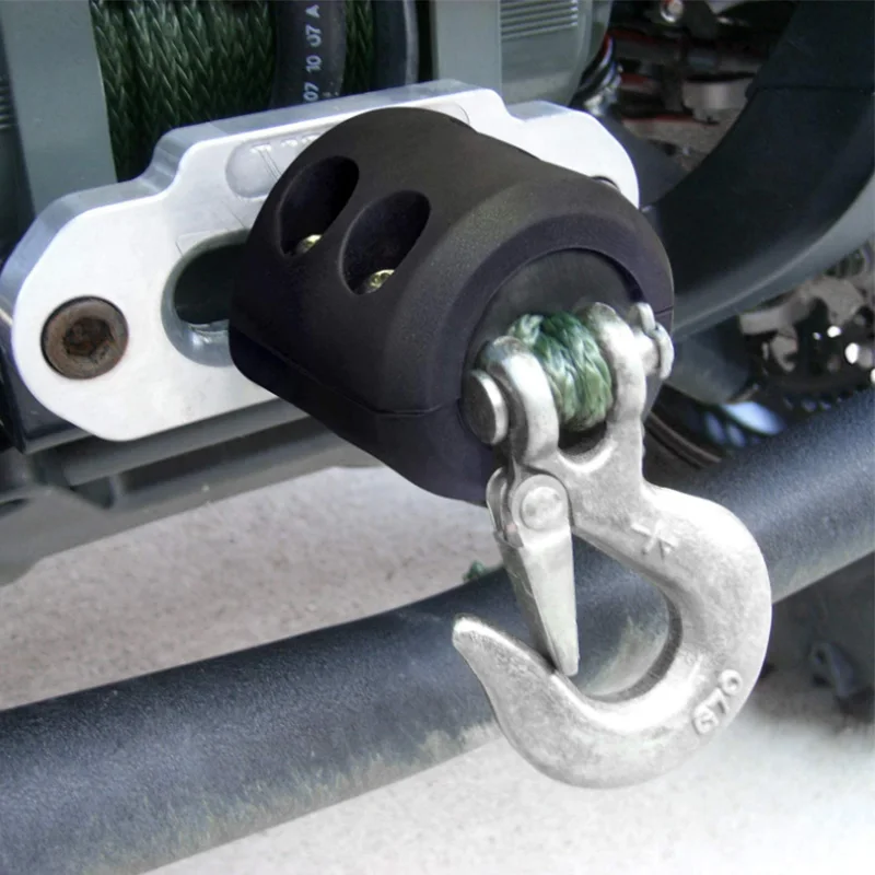 Accessoires voor automodificatie Lierhaakstopper Kabelbeschermer Rubberen plug voor terreinwagens