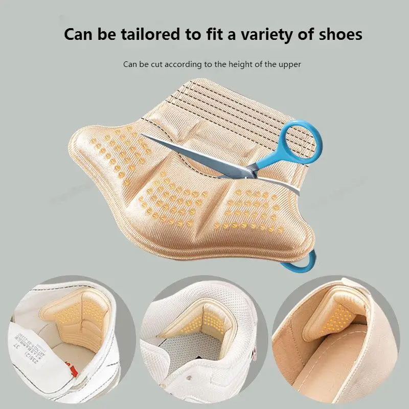Heel Stickers Heel Protectors Sneaker Shrinking Size Insoles Anti-wear Feet Shoe Pads Adjust Size High Very Cushion Inserts