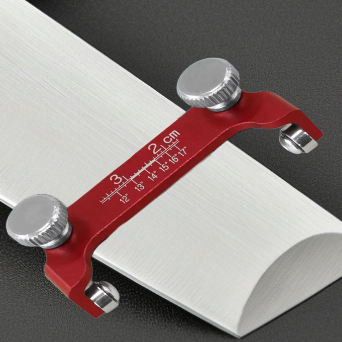 Chisel Sharpener, Fixed Angle Sharpener Made Of Aluminum, Fixed Angle Knife Chisel Sharpener Rack Guide Rail With Angle Scale