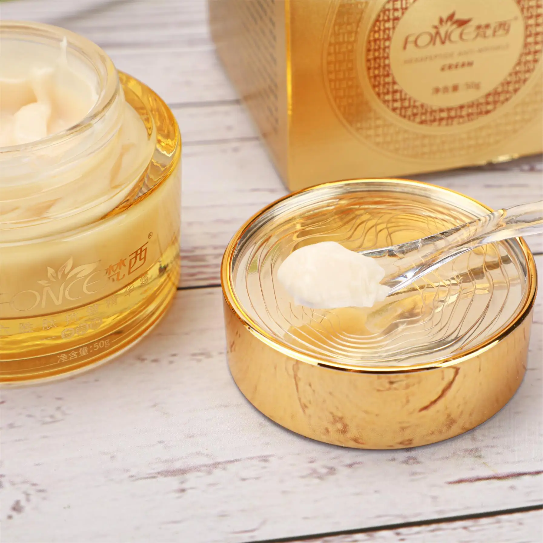 Fonce Hexapeptide Pace Cream, โลชั่นบำรุงและให้ความชุ่มชื้นซึมซับ50กรัม