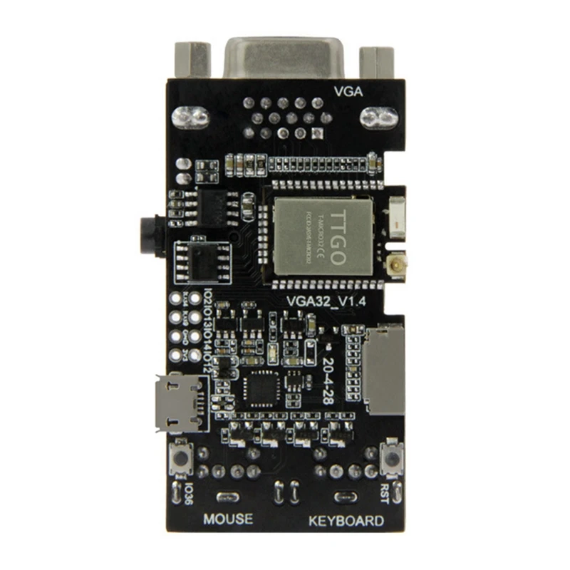 Hot-Fabgl VGA32 VGA ESP32 PSRAM โมดูล V1.4 Controller PS/2เมาส์คีย์บอร์ดกราฟิก Library เกม ANSI/VT Terminal วงจร