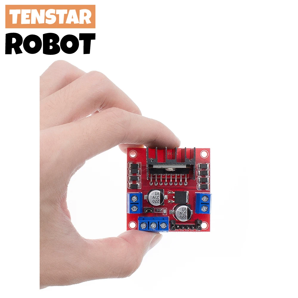 L298N Treiberplatine Modul L298N Schrittmotor Smart Car Roboter Steckbrett Peltier High Power L298 DC Motor Treiber für Arduino