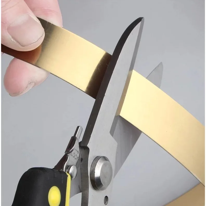 1 Cuộn Vàng Decal Dán Tường Phẳng Bằng Thép Không Gỉ Đường Nét Trang Trí Titan Tường Trần Edge Dải Gương Trang Trí Phòng Khách