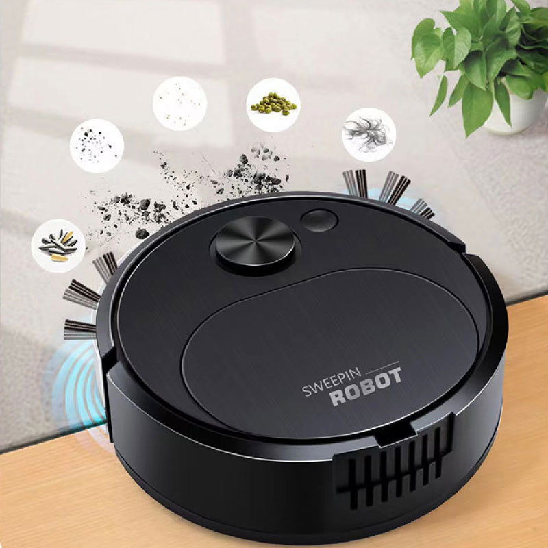 2024 NEUER USB-Kehrroboter-Staubsauger Wischen 3 in 1 Smart Wireless 1500Pa Ziehen Reinigung Kehrboden für das Home Office