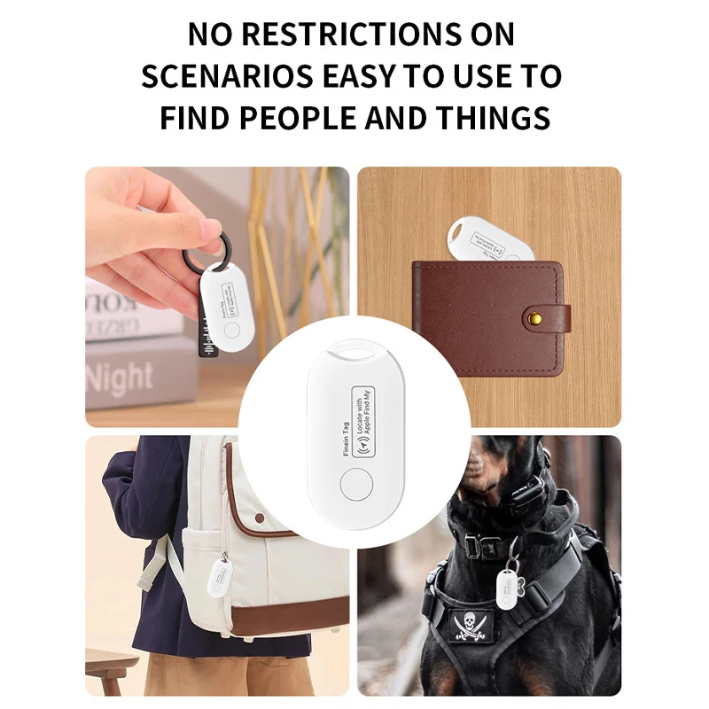 Smart Bluetooth GPS Tracker Afstandsbediening Werk met Apple Vind Mijn APP ITag Anti Verloren Herinnering Locator Autosleutel Huisdier Kids Finder