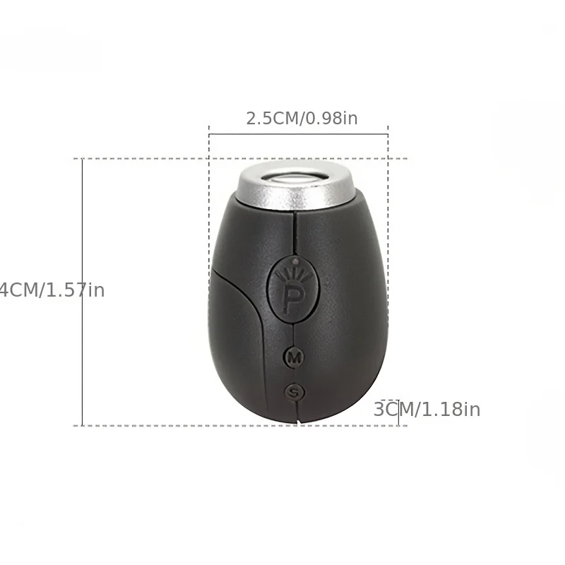 Mini Portable Projection Clock Keychain LED Digital Display Oval Plastic Alarm Clock for Traveling Business Trips