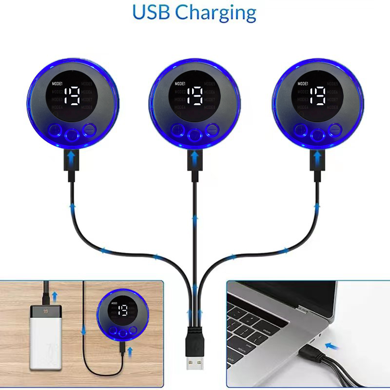 Estimulador muscular EMS recargable por USB, brazo ABS 3 en 1, almohadilla de entrenamiento inalámbrico inteligente, entrenamiento Abdominal, cuerpo eléctrico delgado