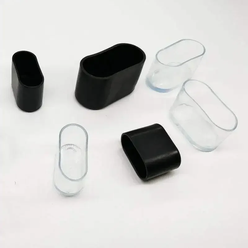 8 ชิ้นรูปไข่ Anti slip ขาโต๊ะหมวกถุงเท้าซิลิโคนเก้าอี้เท้า Pad ไม้ชั้น Protector ท่อปลั๊กเฟอร์นิเจอร์อุปกรณ์เสริม