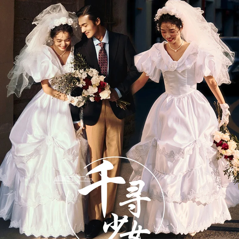 Estúdio tema roupas retro vestido de casamento hong kong sle francês tribunal fotografia casal rua tiro