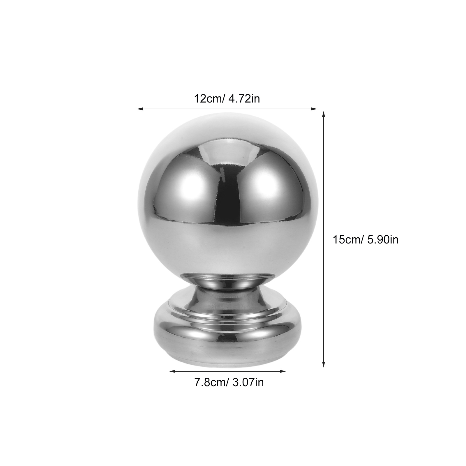 Base de Support à boule ronde en acier inoxydable, fixation Durable de haute qualité pour balcon, main courante en verre, raccords d'escalier