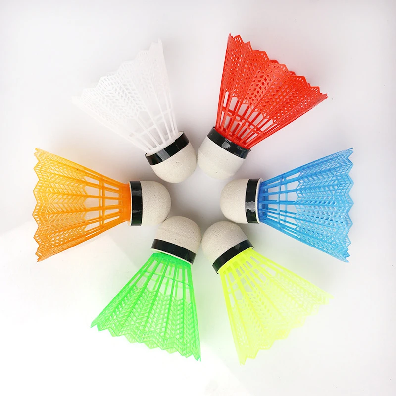 Juego de 12 bolas de espuma de bádminton, juego de volantes coloridos, juegos deportivos de ocio
