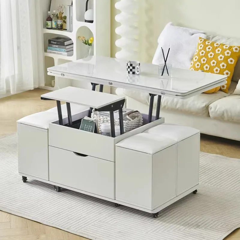 Modern Living Room Small Corner Tables, Luxo elegante Center Room Service, Café do lado do sofá, Mini mesa de cabeceira do meio de jantar
