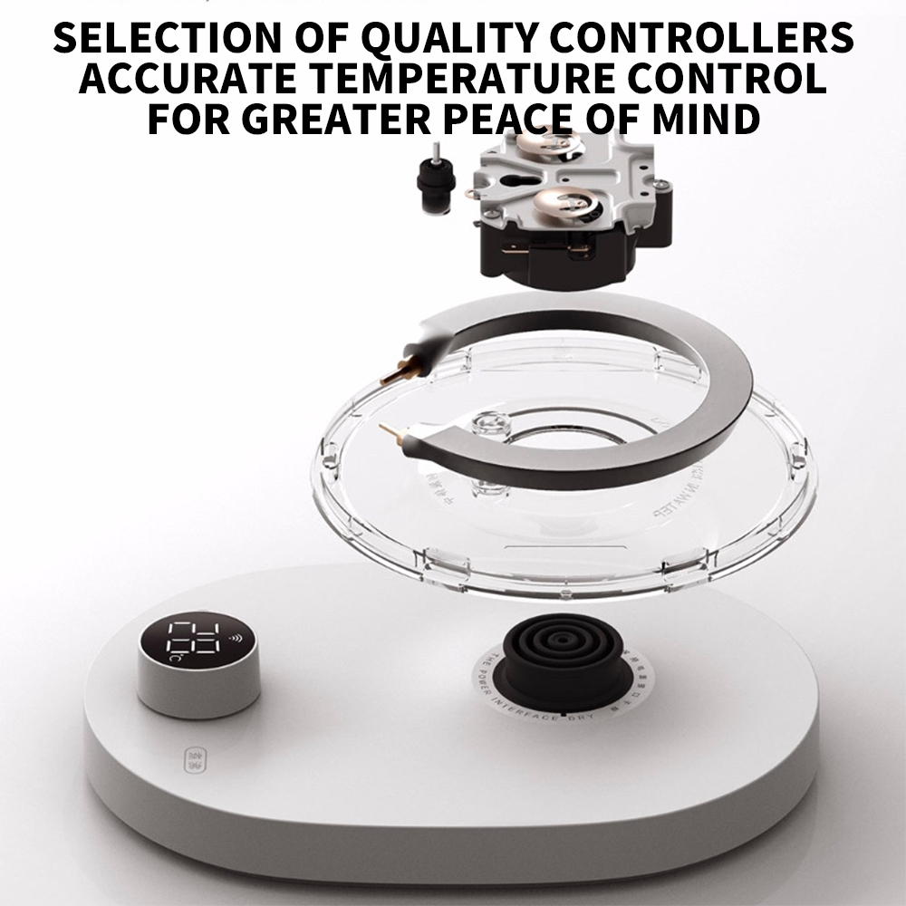 กาต้มน้ำอัจฉริยะ XIAOMI Smart Kettle 2 Pro เครื่องใช้ไฟฟ้าในครัว จอ LED แสดงผล อุณหภูมิคงที่อัจฉริยะ 24 ชั่วโมง แอป MIJIA