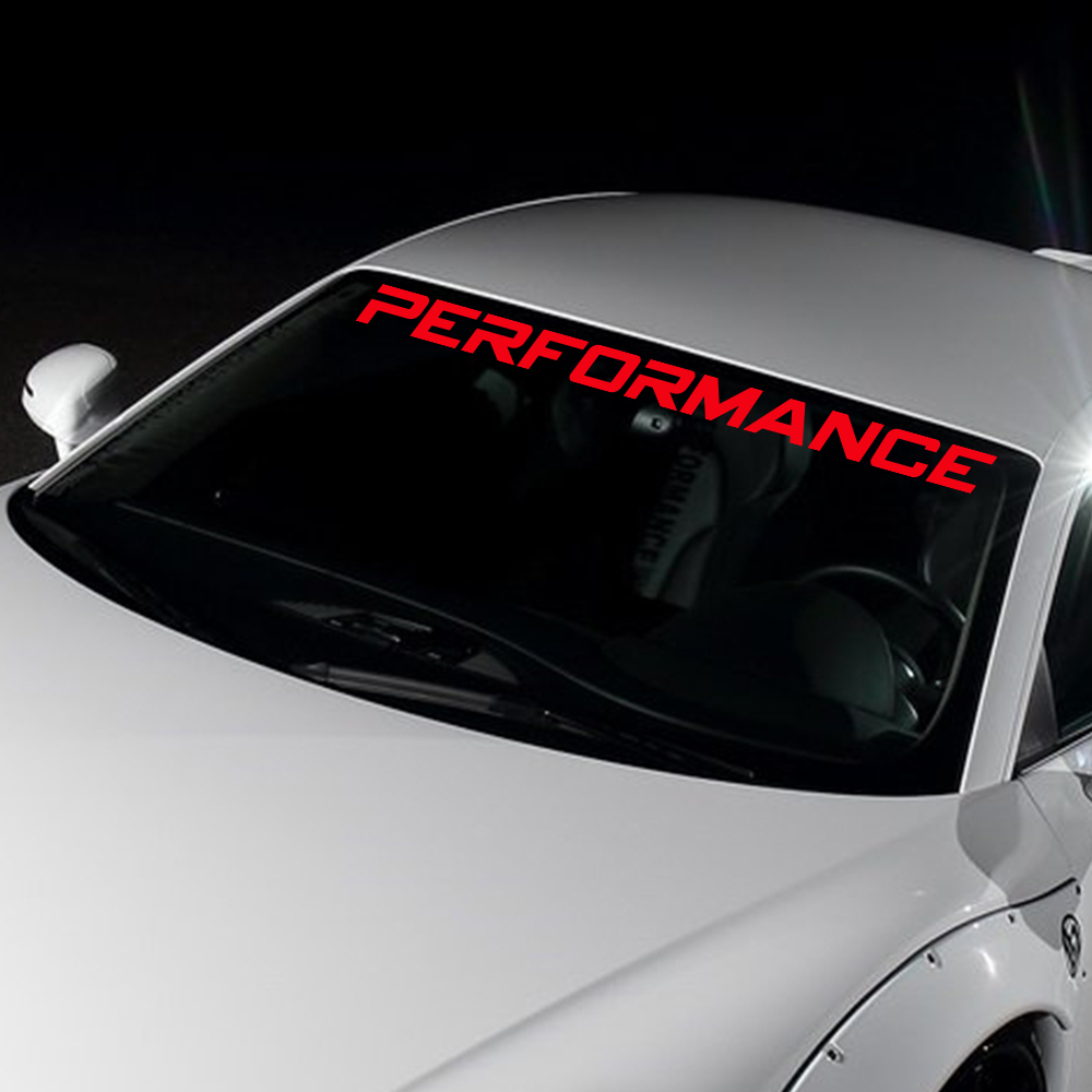 車のフロントガラスステッカーグラフィックパフォーマンスフロントガラス装飾デカールビニール DIY ラップ装飾自動パラチューニングアクセサリー