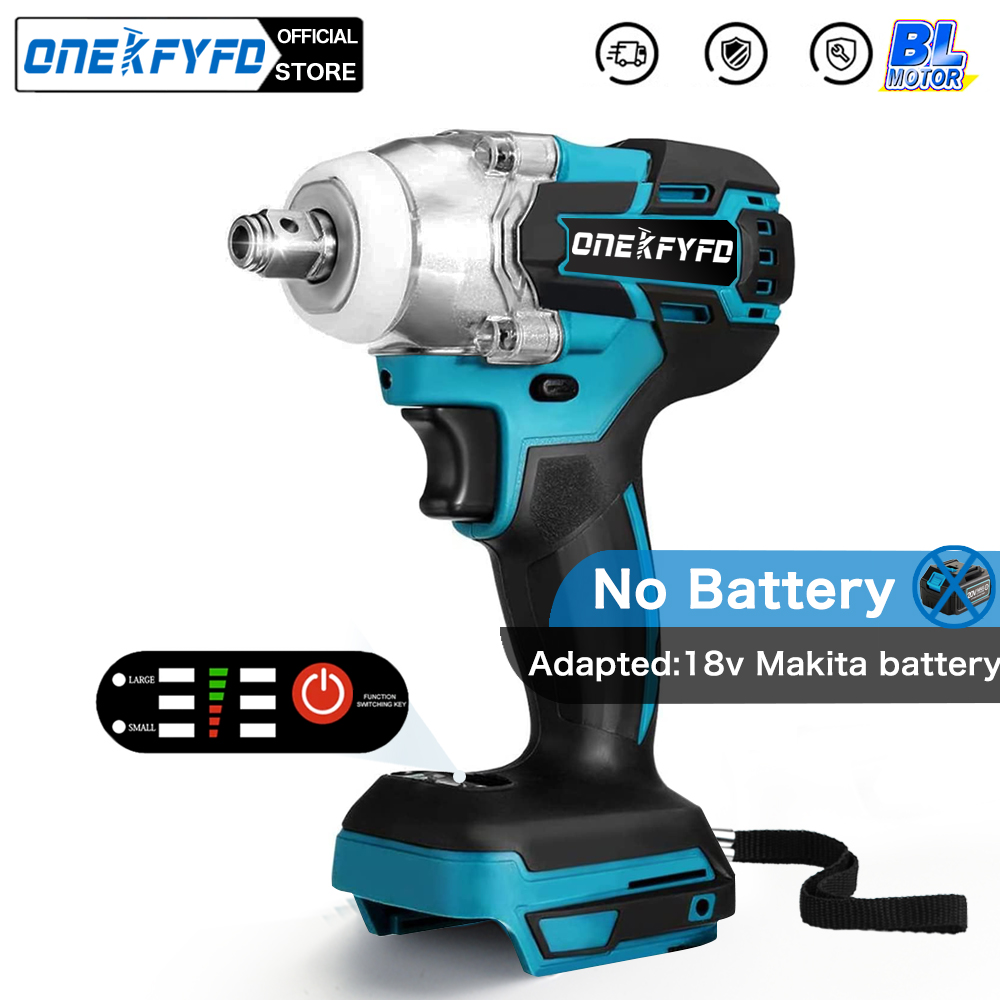 2 Trong 1 Không Chổi Điện Không Dây Tác Động Cờ Lê 1/2 Inch Tua Vít Ổ Cắm Dụng Cụ Điện Tương Thích Cho Makita Pin 18V