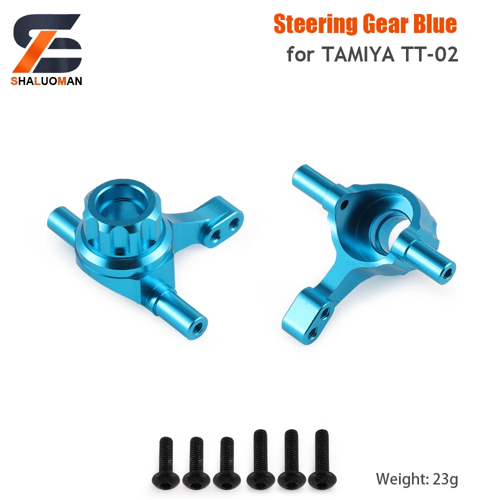 Swing Arm Shock Absorption Steering Device Bumper Sponge For 1/10 RC ToysCar Tamiya TT-02 TT02 Upgrade Parts Metal&Carbon Fibre
