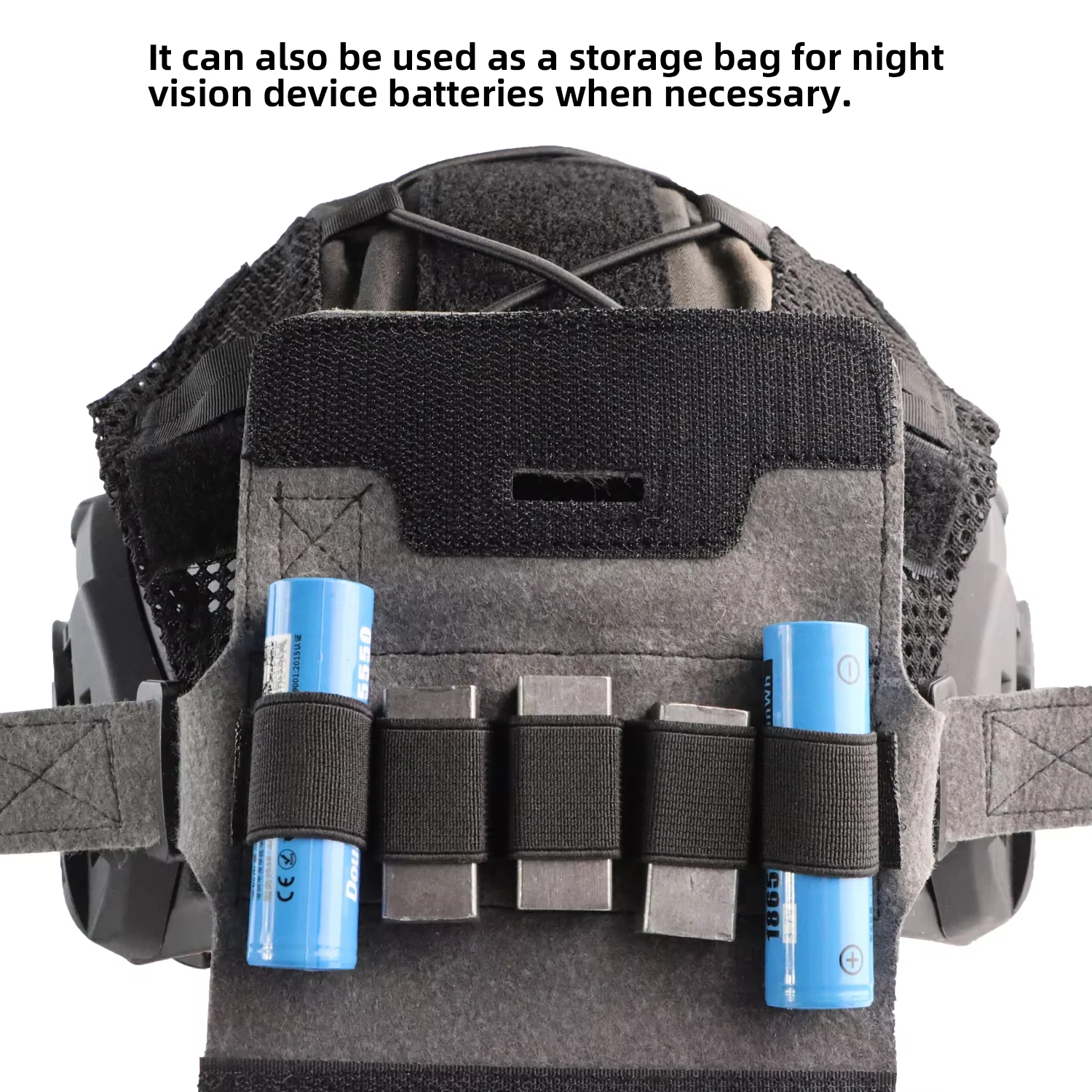 BOOIU Helmet Counterweight Tactical Helmet Balancing Weight Bag Counterbalance W/5 Counter Blocks for OPS Fast PJ MH Accessories
