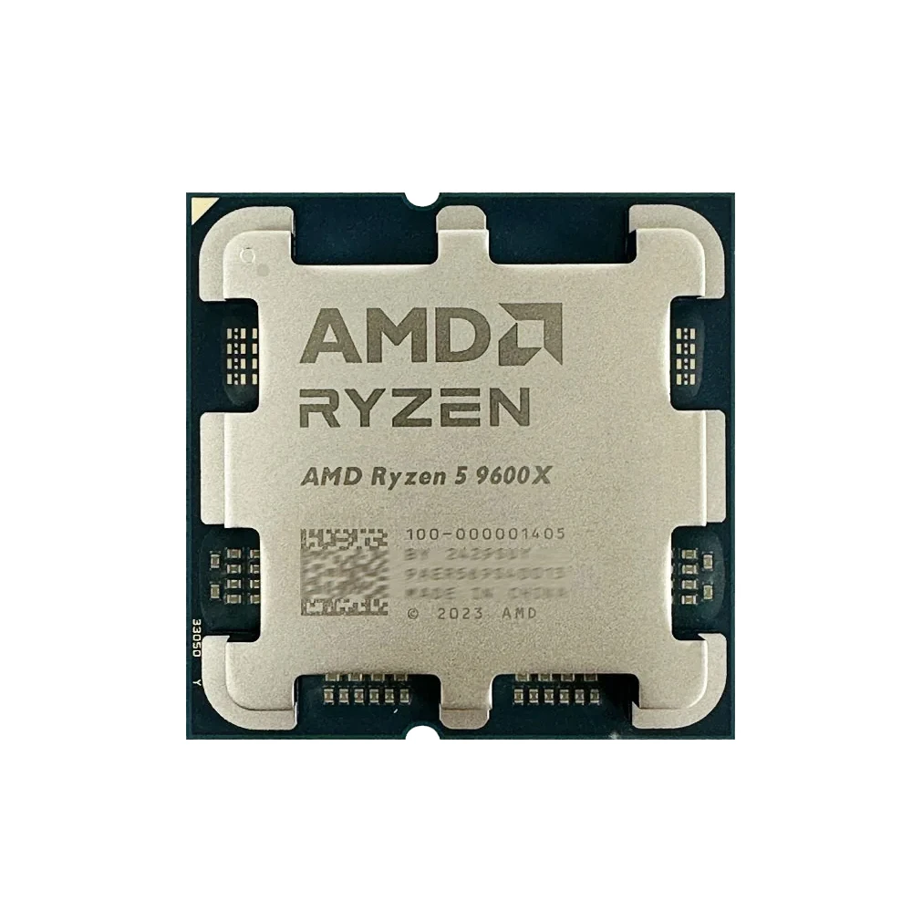 【Brand+】AMD New Ryzen 5 9600X Processor 5.4GHz 6-Core 12-Thread 38MB Game Cache 4NM TDP 65W Socket AM5 Gaming CPU Zen 5