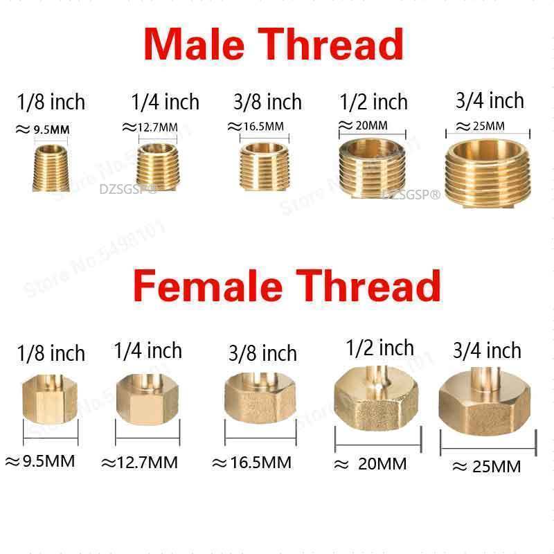 ท่อทองเหลือง 4 มม.6 มม.8 มม.10 มม.12 มม.19 มม.ท่อ Barb หาง 1/8 "1/4" 1/2 "3/8" BSP ตัวเชื่อมต่อชาย Joint ทองแดง Coupler Adapter
