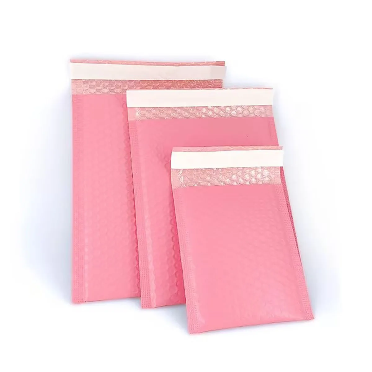 20pcs Bolha Mailers Rosa Poly Bubble Mailer Envelopes acolchoados com vedação automática