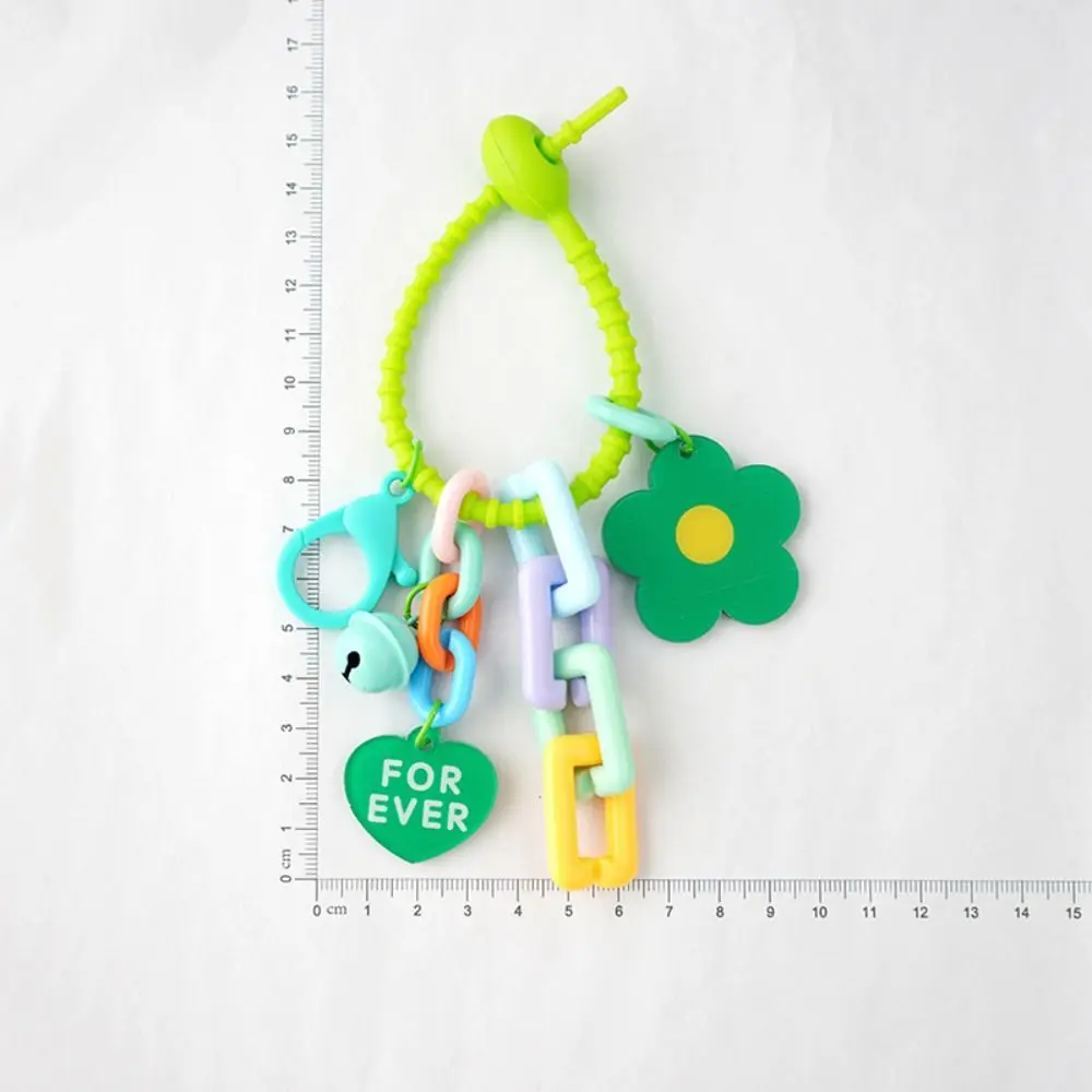 Creative Candy สีดอกไม้หัวใจจี้พวงกุญแจน่ารักดอกไม้ขนาดเล็ก Key แหวนกระเป๋าจี้อุปกรณ์เสริม