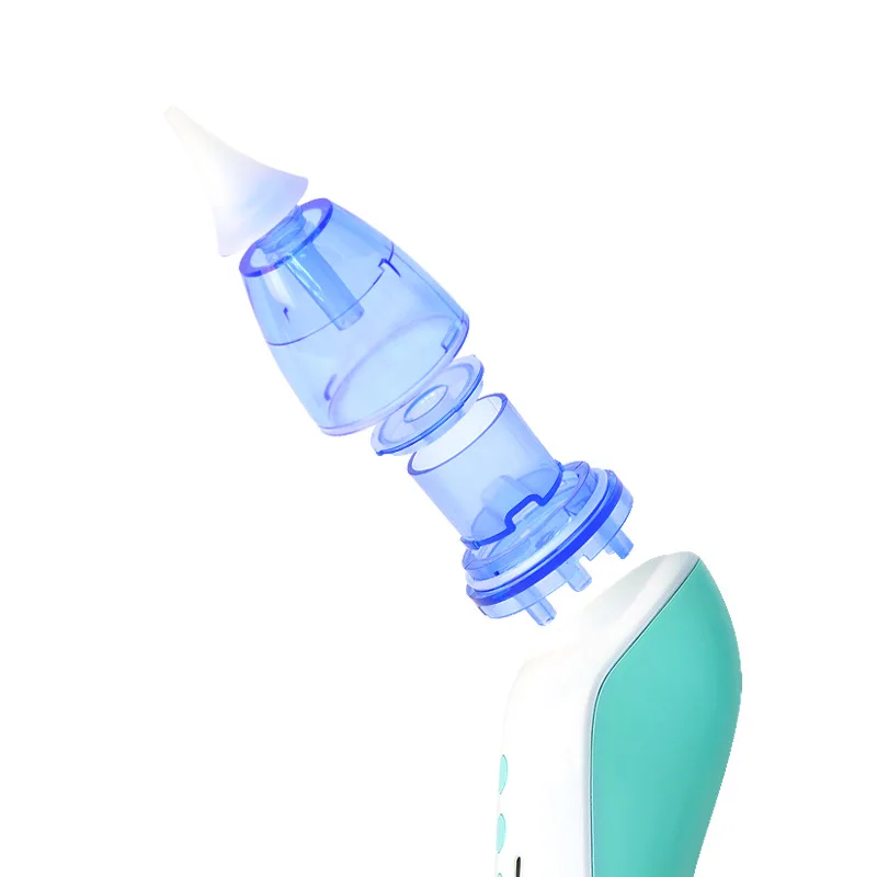 Rechargeable Nasal Aspirator Nose Cleaner Silicone Suction Head Adjustable Nasal Congestion Cleans Nose Cleaner For Child Adults