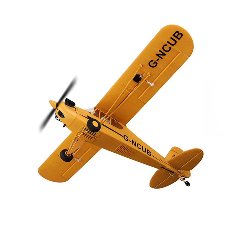 RTF-リモートコントロール飛行機,ブラシレスモーター2.4g,3d 6g,wltoys a160,アップグレードJ3-CUB,すぐに使える,素晴らしいオファー