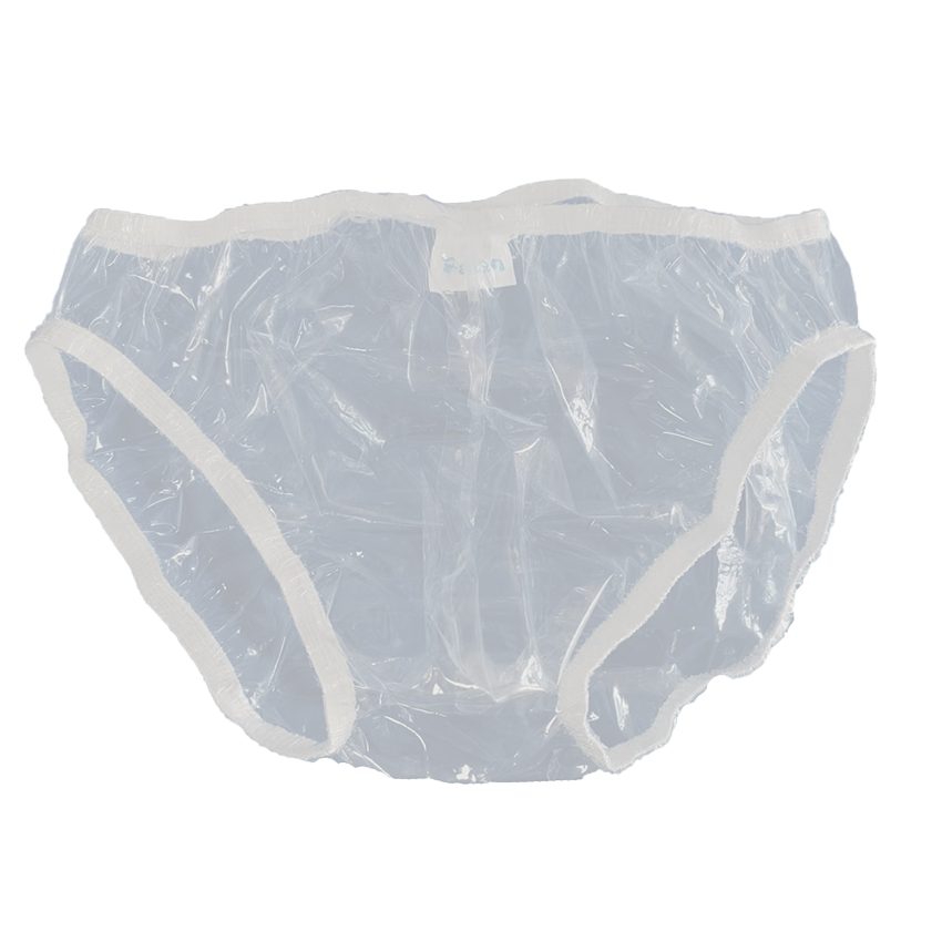 LangKee Haian G-String für Herren PVC-Unterwäsche, Farbe Transparent