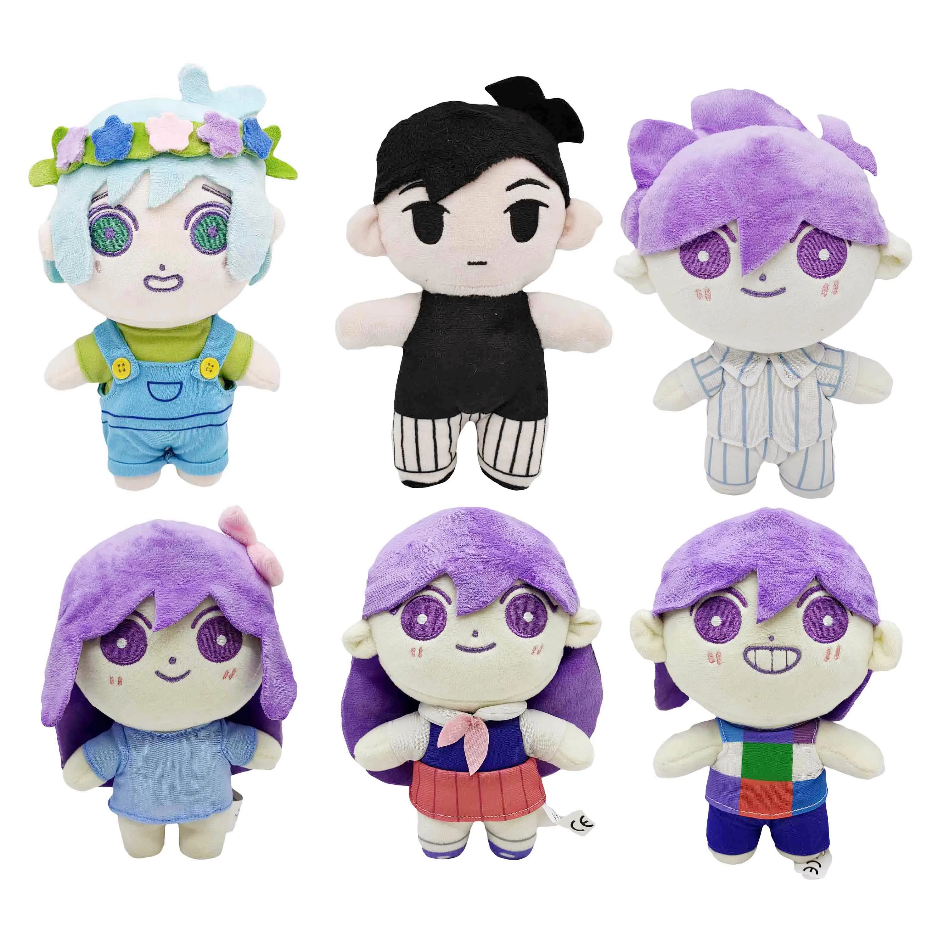 8 "Omori Sang Trọng Búp Bê Hoạt Hình Thú Nhồi Bông Gối Đồ Chơi Plushies Hình Quà Tặng Dễ Thương Omori Cosplay Đạo Cụ Merch Game OMORI Nắng sang Trọng Đồ Chơi