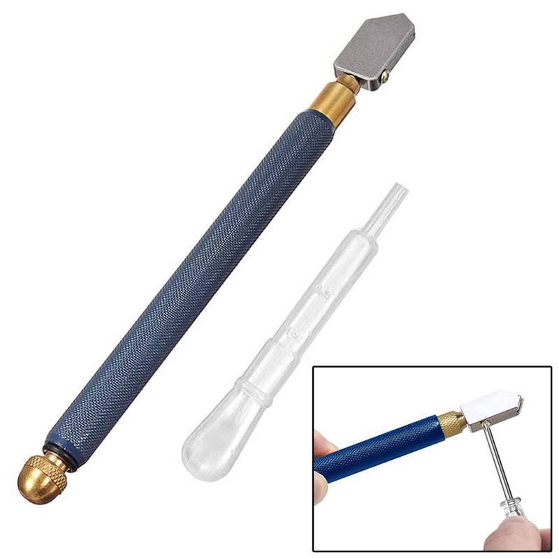 1PCS Oil Feed Carbide Tip Glass Cutter Cutting Tools Toyo TC-17 Glass Oil Cutter For Glass/Tile Cutting Tool