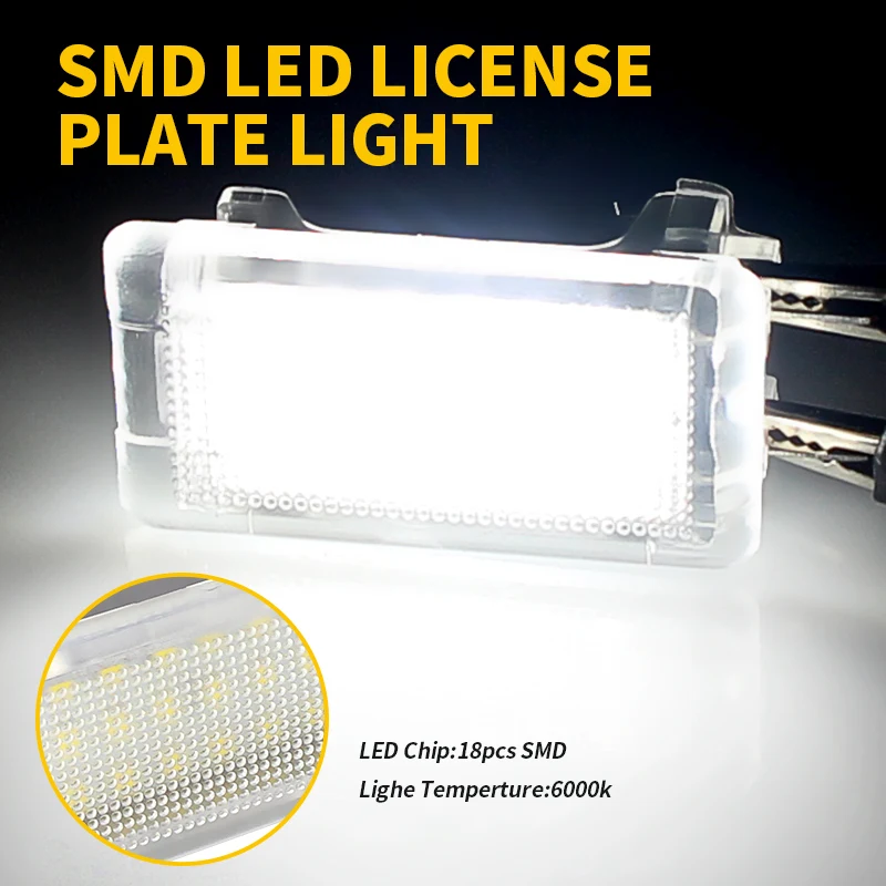 Luz Interior del compartimento del maletero LED 1/2X para Opel Astra E F G H Agila Omega Corsa C Vectra Insignia lámpara de guantera Convertible