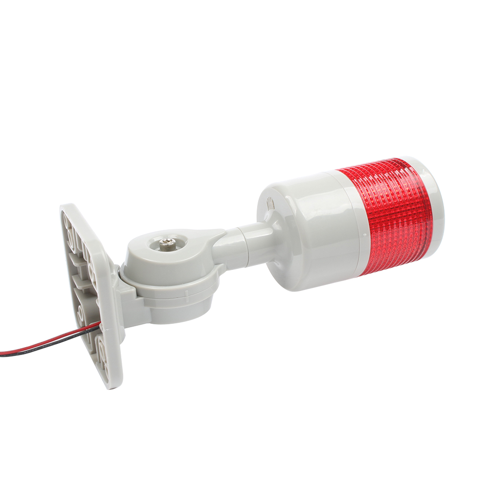 1-lagiges drehbares 180-Stapellicht, rot-gelbes Warnlicht, industriell für CNC-Maschine, 24 V, 12 V, stabiles Blinklicht, LED, 220 V