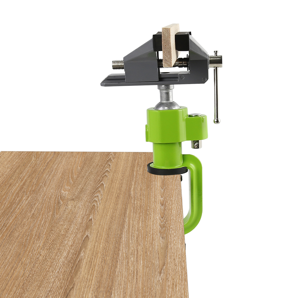 ALLSOME-tornillo de Banco giratorio Universal de aluminio, herramienta fija de 3 ", 360 grados