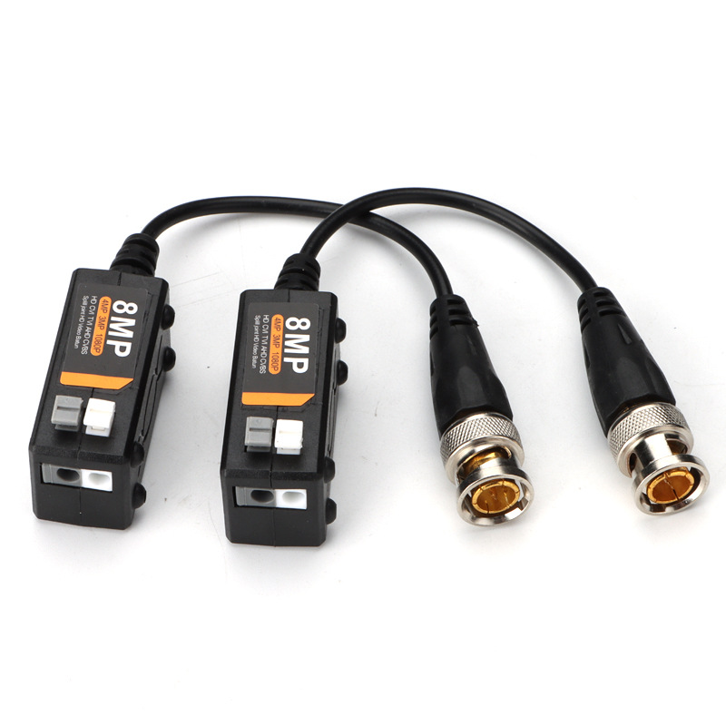 4 paar - 5MP/8MP HD CCTV via Twisted Pairs Video Balun
