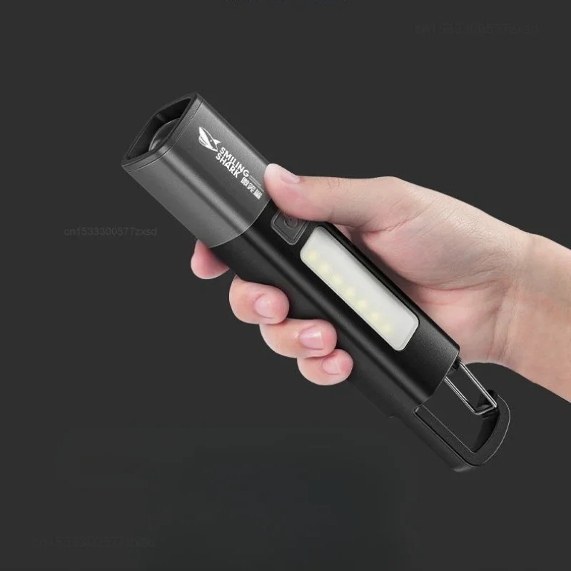 Xiaomi Mini SD1023 linterna LED antorcha XPE linternas superbrillantes con gancho luces de Camping USB recargable con zoom