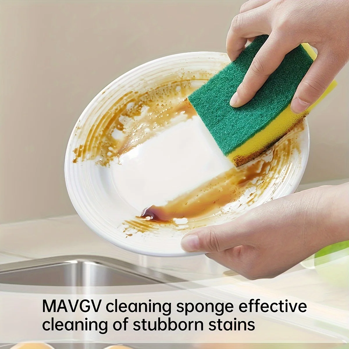 20 Stuks Dubbelzijdig Schuursponsjes Keuken Spons Afwassen Scrub Pads Voor Pot Kom Huis Schoonmaken Gereedschap