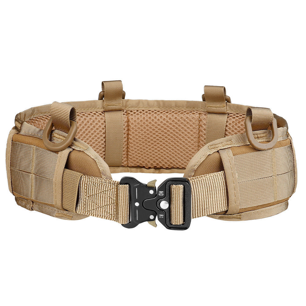 DulBattle-Ceinture militaire Airsoft, réglable, à dégagement rapide, chasse en plein air, épaissie, annulée