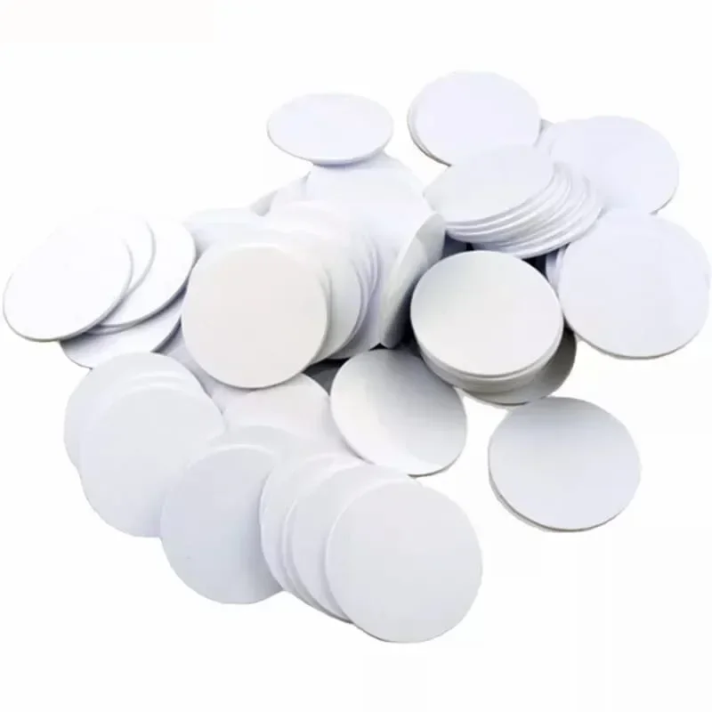 10-100 Stuks 125 Khz RFID Tags T5577 Beschrijfbare Stickers Proximity Kaarten Zelfklevend Herschrijfbaar Label voor RFID Copier 25mm Tags EM4305